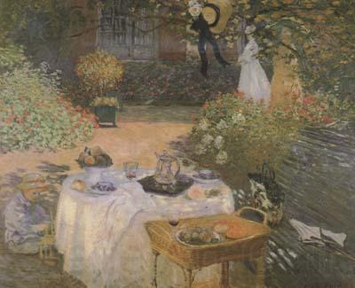 Claude Monet The lunch (san27) Spain oil painting art